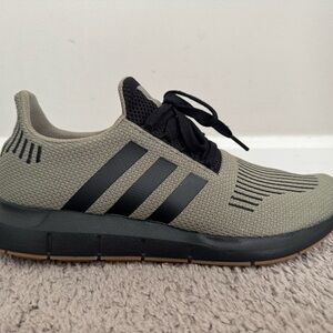 Adidas Swift Run Olive/Black Gum Men’s 9.5